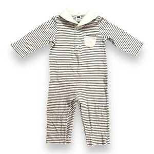 Janie & Jack | Shawl Collar Onesie (6-12 mos)
